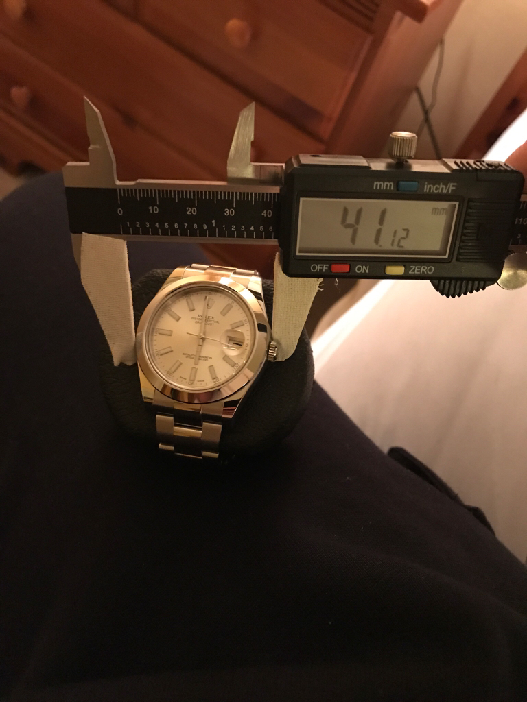 Rolex datejust 41 mm dial sizes
